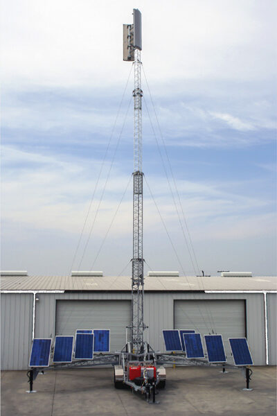 ham radio tower installation